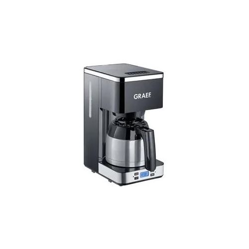 GRAEF Filterkaffeemaschine FK 512, Schwarz/Edelstahl