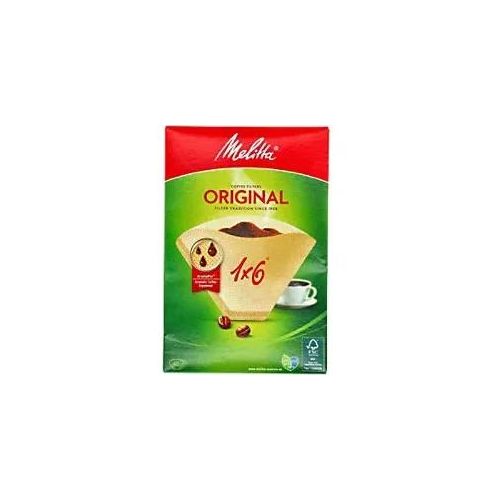 Melitta ORIGINAL 1x6 Kaffeefilter Braun 200 mm 40 Stück Image