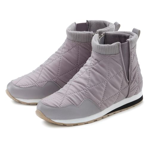 Winterstiefelette VIVANCE, Damen, Gr. 42, grau, Obermaterial: 50% Lederimitat, 50% Nylon. Futter: 100% Textilmaterial. Decksohle: 100% Textilmaterial. Laufsohle: 100% Synthetik, unifarben, casual, Schuhe, in modischer Stepp-Optik, Ankle Stiefeletten, Outdoor Boots, Sneaker