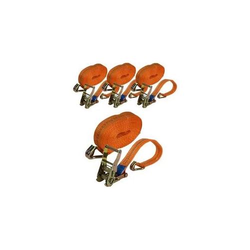 4x Profi Ratschen Spanngurt Spanngurte Zurrgurt 2-tlg 6m 2t 2to 2000kg TÜV/GS...