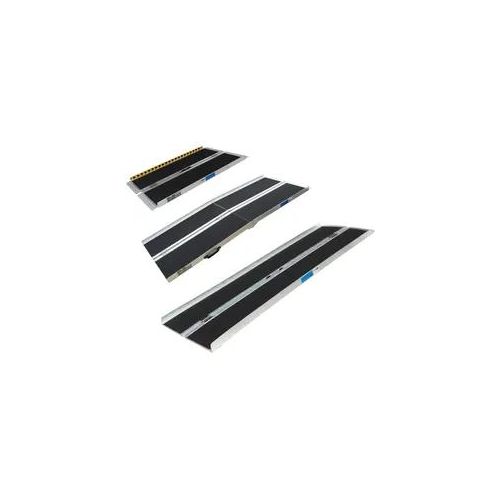 TRUTZHOLM Rollstuhlrampe 122 - 213 cm bis 272 kg klappbar Alu Friktionsbeschi... 152 cm