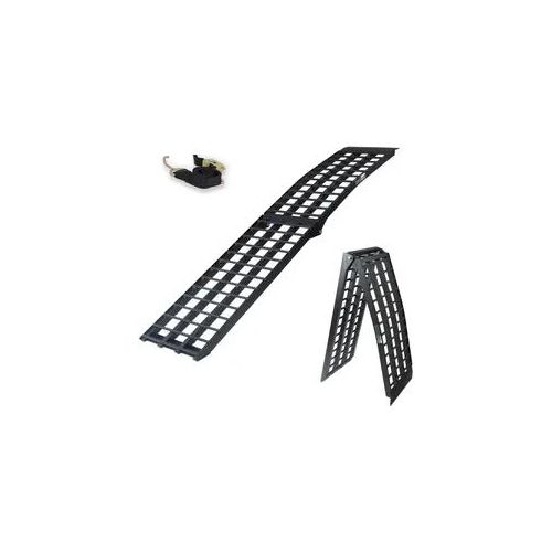 TRUTZHOLM 1 x Auffahrrampe 230 cm Traglast 680 kg Alu klappbar schwarz Riffel...