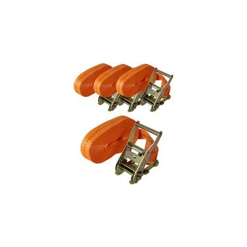 4x Profi Ratschen Spanngurt Spanngurte Zurrgurt 1-tlg 6m 2t 2to 2000kg TÜV/GS...