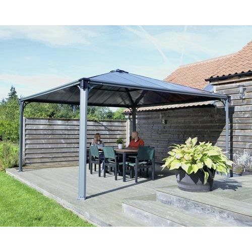 Pavillon Palram – Canopia Palermo 4300 405 x 405 cm anthrazit