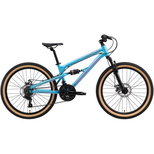 Jugendfahrrad BIKESTAR Gr. 33, blau, Fahrräder, Kinder, 33cm, 24 Zoll (60,96cm)