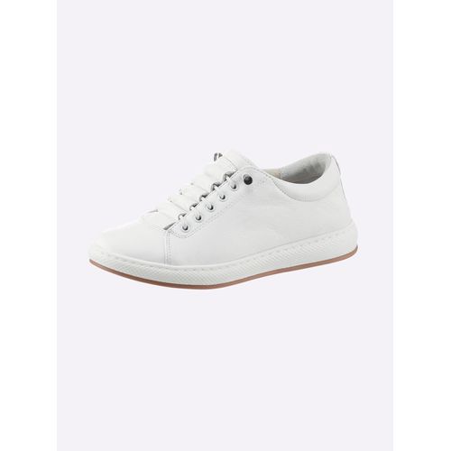 Sneaker ANDREA CONTI, Damen, Gr. 37, weiß, Glattleder, Leder, Rindsleder, Schuhe