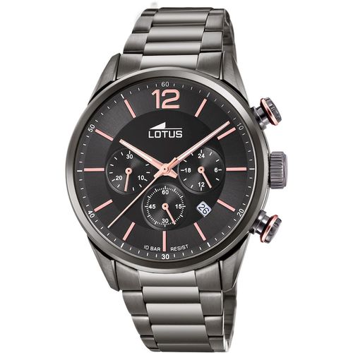 Herren Armbanduhr Lotus Watch Edelstahlband Chronograph 18686/2