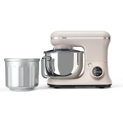 Princess Küchenmaschine 1200 W Creme-Weiss Edelstahl (01.220138.01.001)