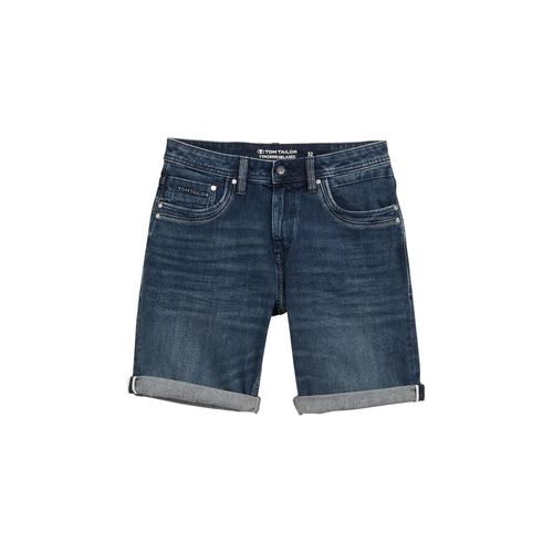 TOM TAILOR Herren TTMORRIS RELAXED Jeans Shorts, blau, Uni, Gr. 31
