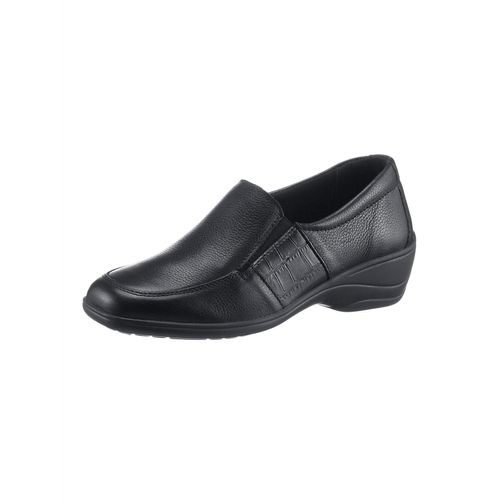 Slipper CASUAL LOOKS, Damen, Gr. 40, schwarz, Glattleder, feminin, Schuhe Slipper