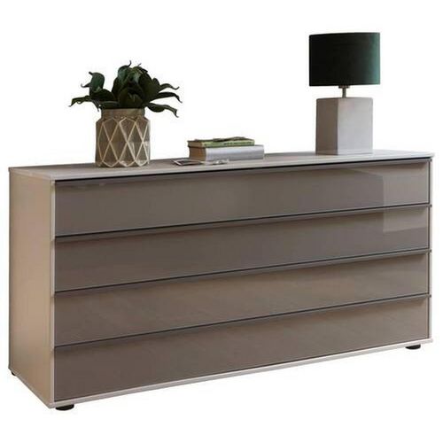 Dieter Knoll Sideboard , Braun, Grau , Metall , 4 Schubladen , 141x70x43 cm , Typenauswahl, Beimöbel erhältlich, stehend, in verschiedenen Größen