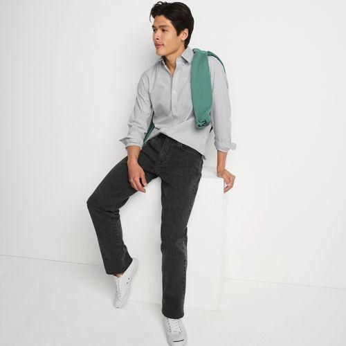 Classic Fit Denim-Jeans mit Stretch, in Wunschlänge, Herren,  Schwarz, Baumwoll-Mischung, by Lands' End