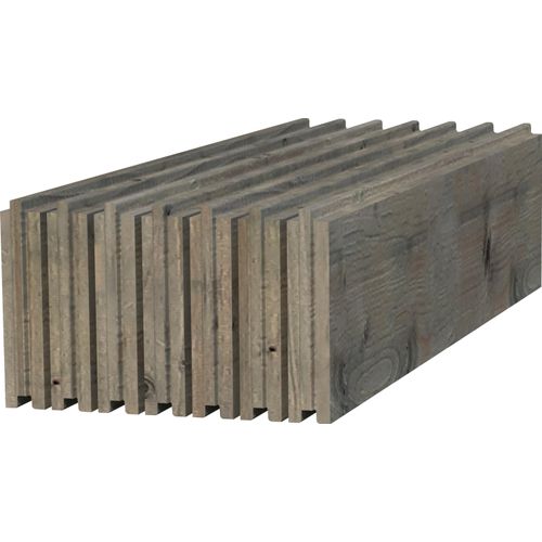 Gartenhaus-Fußboden PALMAKO, grau, B:484cm H:1,9cm T:360cm, Massivholz, Gartenhaus-Fußböden, passend für Gartenhaus Klara 17,0 m2