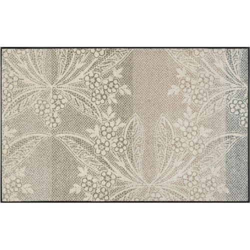 Fußmatte Gr. 1, grau (taupe, ecru, gemustert), B:50cm H:7mm L:75cm, Polyamid, Polyamid, Teppiche