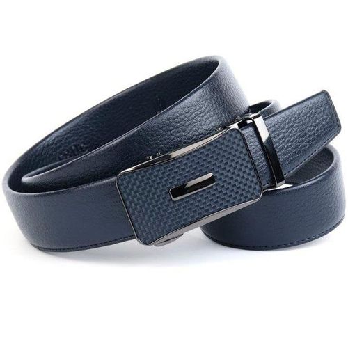 Ledergürtel ANTHONI CROWN, Damen, Gr. 105, blau (dunkelblau), Leder, genarbt, unifarben, elegant,klassisch, Gürtel