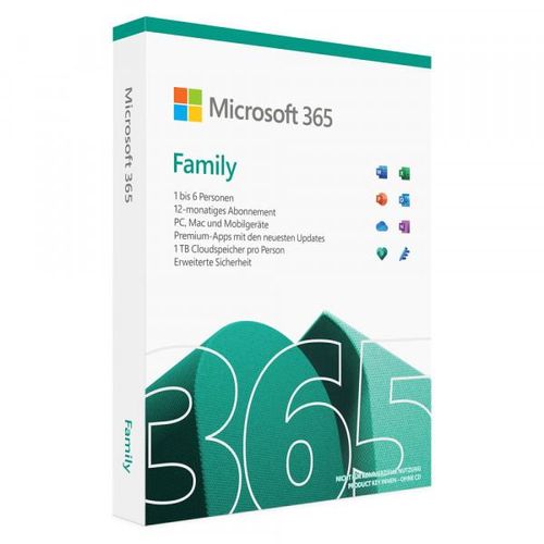 Microsoft Office 365 Family PC/MAC/Mobilgeräte