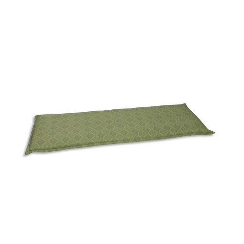 Xxxl Bankauflage , Grün , Textil , Raute , Füllung: Schaumstoff, Vlies , 146x6x48 cm , Oeko-Tex® Standard 100 , pflegeleicht , Outdoor-Kissen,
