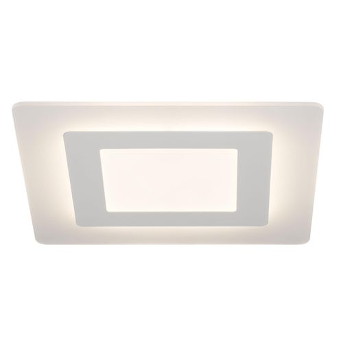 AEG AEG Lampe Xenos LED-Deckenleuchte 35x35cm weiß | 1x 30W LED integriert (SMD-Chip), (3000lm, 3000K) | Skala A ++ bis E | stufenlos dimmbar über Wanddimmer