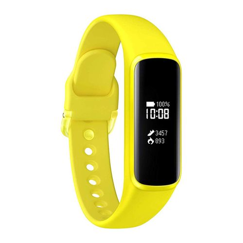 Samsung Galaxy Fit e. Farbe of des Armbandes Gelb. IP68 PMOLED Aktivitätsarmband de, Display de 0,74