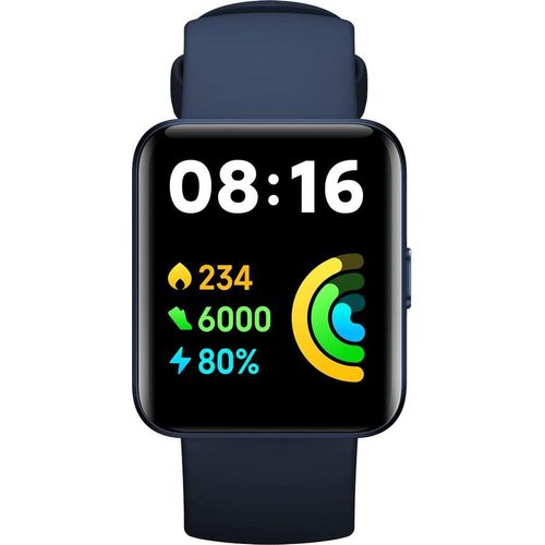 Xiaomi Redmi Smartwatch 2 Lite Blau 3,8 cm 1,55 Zoll Touchscreen 5 ATM wasserdicht 10 Tage Akku GPS 100+ Sportmodus Schritte Schlaf Herzfrequenzmesser Fitness-Aktivitätstracker