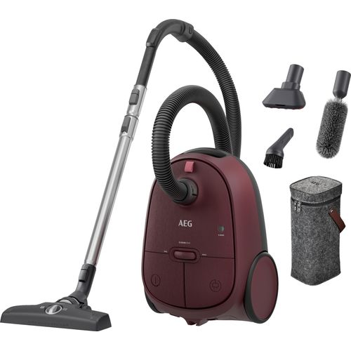 AEG CLEAN 6000 Staubsauger mit Beutel AB61CDRTD Rot