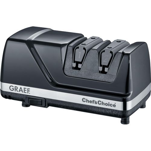 GRAEF Messerschärfer "Diamant CX 110", schwarz, B:10,5cm H:10,8cm T:21,2cm, Messerschärfer, 15 Schleifwinkel