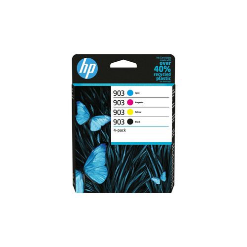 4er Original Multipack Set für HP 6ZC73AE / 903 OfficeJet Pro 6968 Druckerpatronen