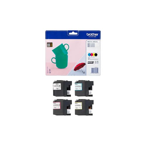 4er Original Multipack Set für Brother LC-227XLVALBP Druckerpatronen