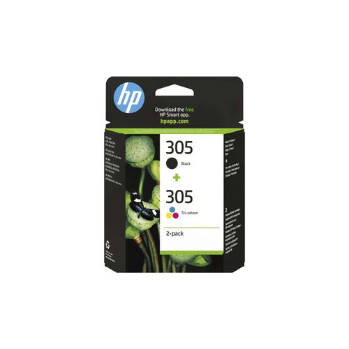 2er Original Multipack Set für HP 6ZD17AE / 305 DeskJet Plus 4110 e Druckerpatronen