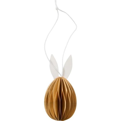 IB Laursen Osterei mit Hasenohren Falt Design, 3.6 x 3.6 x 7 cm