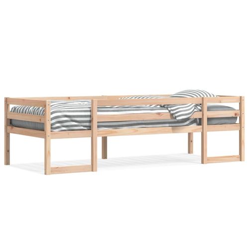 Kinderbett Massivholz Kiefer | Farbe: Natur | Größe: 80 x 200 cm