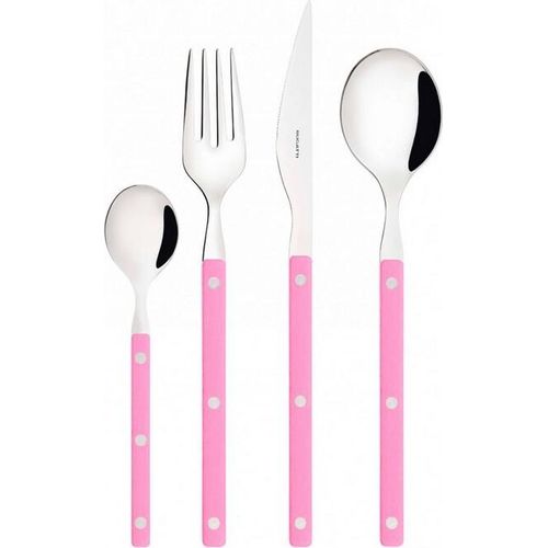 BUGATTI - ALLEGRA 24-teiliges Besteckset in Geschenkbox mit Fenster - Pink