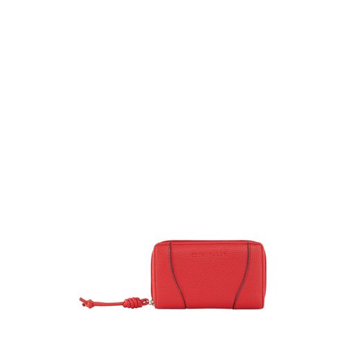 TOM TAILOR Damen TTMALIA Portemonnaie mit Reißverschluss, rot, Uni, Gr. ONESIZE