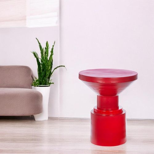 Beistelltisch GILDE "Beistelltisch Rouge", rot, B:40cm H:48cm T:40cm, Tische