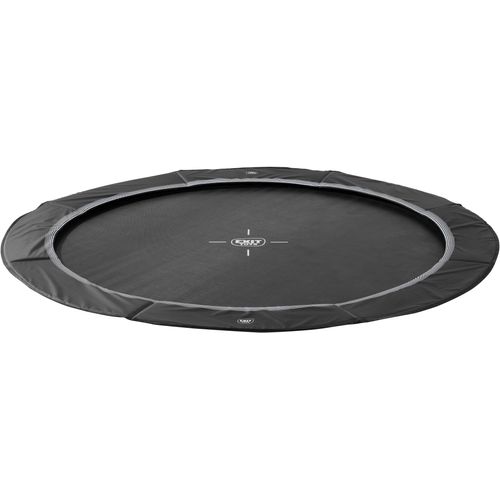 Bodentrampolin EXIT "InTerra", schwarz, Trampoline, Kinder, Ø 427cm