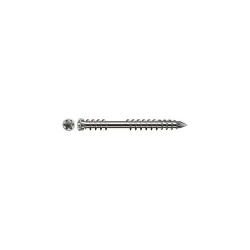 SPAX Terrassenschrauben Fixiergewinde Zylinderkopf T-STAR plus T25 A2, 5 x 50 mm, 180 Stück