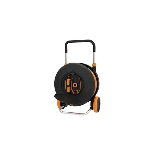 Fiskars Waterwheel L, 31,5 m Gesamtreichweite, All-Inclusive-Bewässerungsset, Gartenschlauch Ø 13 mm