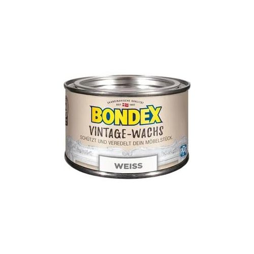 BONDEX Vintage-Wachs 0,25 l, Möbel-Wachs, Shabby Chic, Kreideweiss