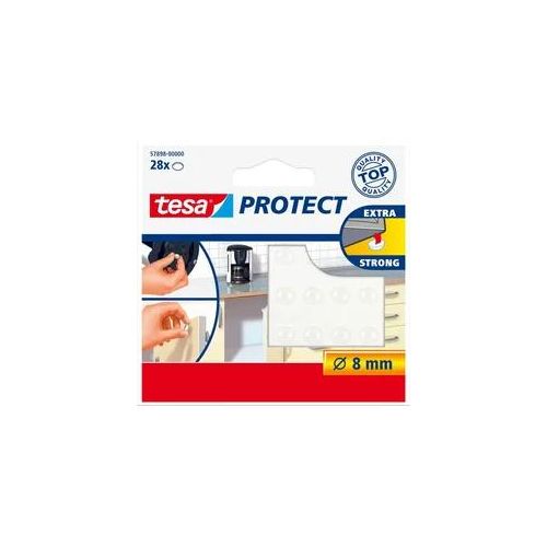 tesa Protect® Lärmstopper | rund | transparent | 28 Stück