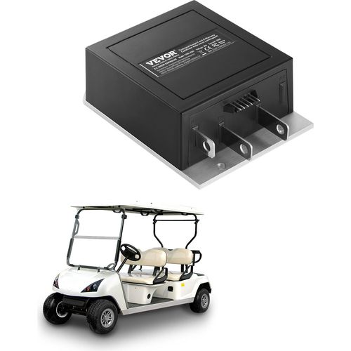 VEVOR Golfwagen-Geschwindigkeitsregler, 36 V 350 A Gleichstrommotor-Controller für EZGO-Golfwagen von 1994–2019, Aluminium- und ABS-Gehäuse