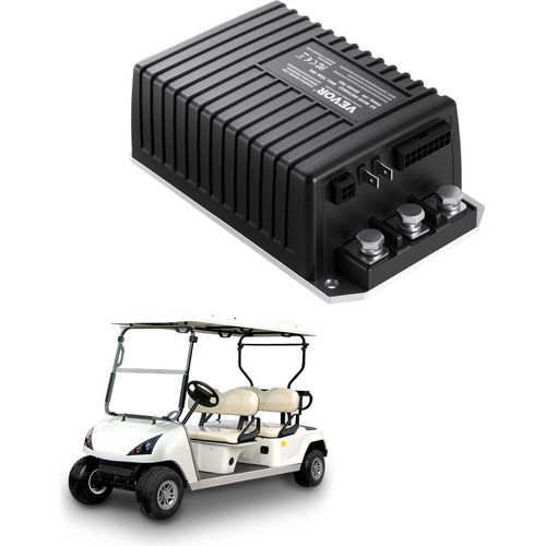 VEVOR Golfwagen-Geschwindigkeitsregler, 48 V, 250 A, Gleichstrommotor-Controller, Ersatz für Club Car Golfwagen 2000–2008, Schutzart IP65, Aluminium-ABS-Gehäuse