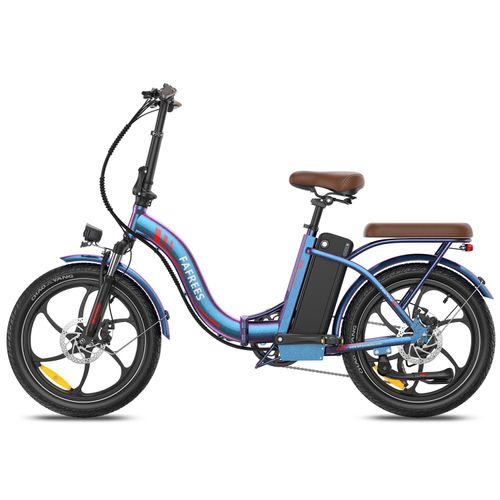 2025 20×3.0Zoll 22.5AH E-Bike Klappräder Elektrofahrrad Pedelec, elektrisches Faltrad 7-Gang City E-Bikes & E-Hollandräder 25 km/h Wasserdicht Blau