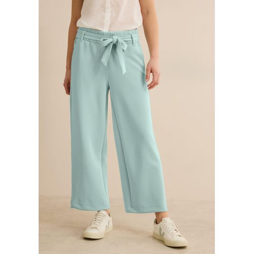 Stoffhose CECIL, Damen, Gr. S, Länge 26, cool salvia grün, Stoff, 46% Modal, 46% Polyester, 8% Elasthan, unifarben, casual, normal knöchelfrei, Hosen, High Waist