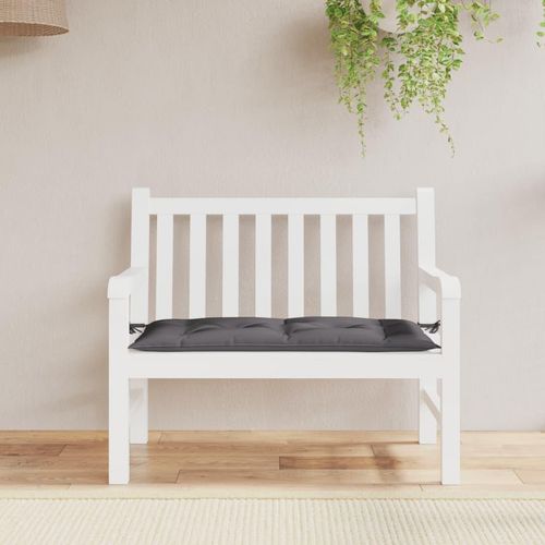 Gartenbank-Auflage 110X50X7 Cm Oxford-Gewebe | Farbe: Anthrazit