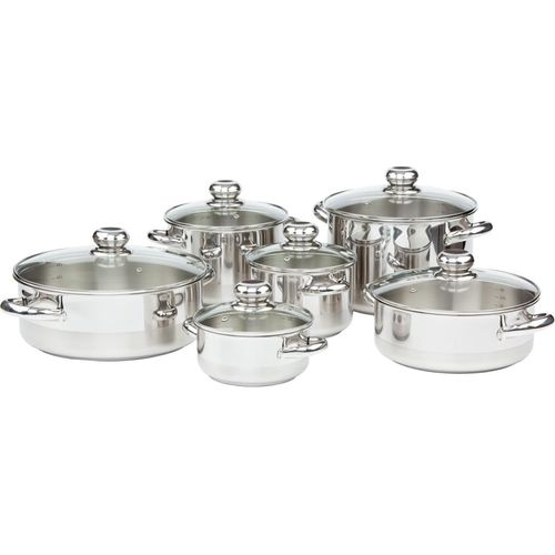 Premium-Kochgeschirr-Set 12-teilig