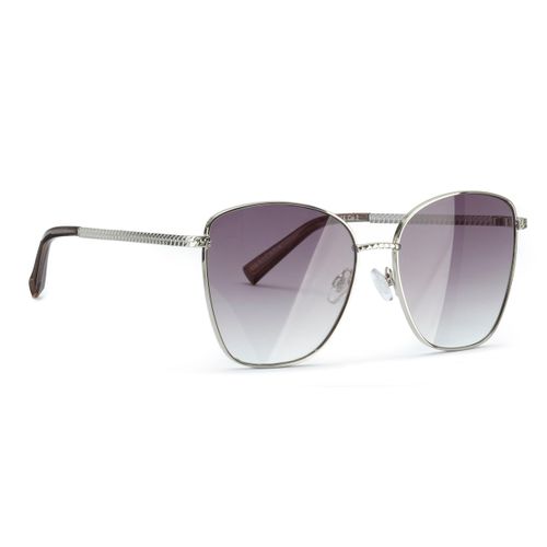 Sonnenbrille LASCANA, Damen, silber (silberfarben), modisch, Brillen, Sonnenbrille Schmetterling, Damenbrille