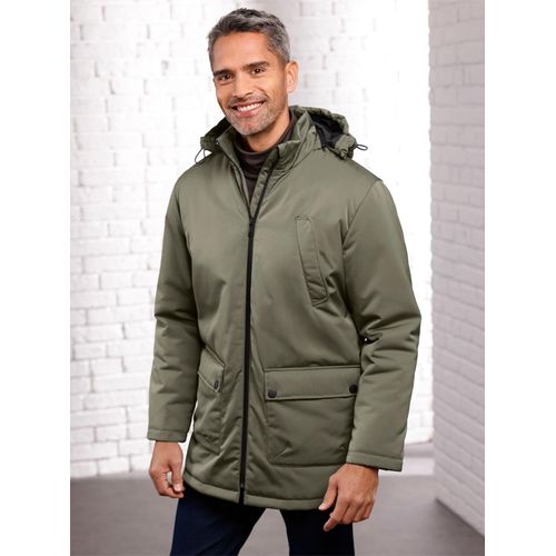 Outdoorjacke CLASSIC, Herren, Gr. 48, grün (khaki), 100% Polyester, Wattierung:100% Polyester, unifarben, Langarm, Jacken