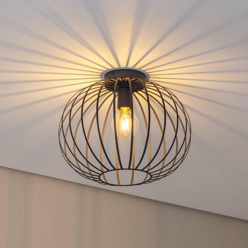 Deckenleuchte Valor, anthrazit, Stahl, Ø 40 cm