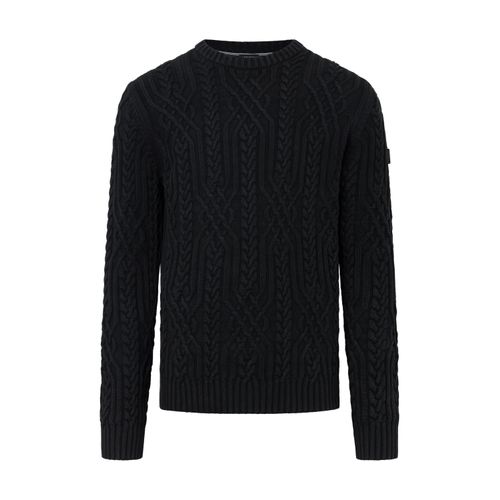 Joop Jeans Rundhalspullover »Silano«, aus Strukturstrick