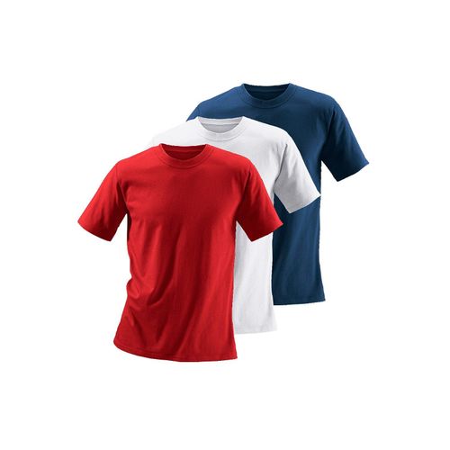 H.I.S T-Shirt, (Packung, 3 tlg.), aus Baumwolle perfekt als Unterziehshirt Image